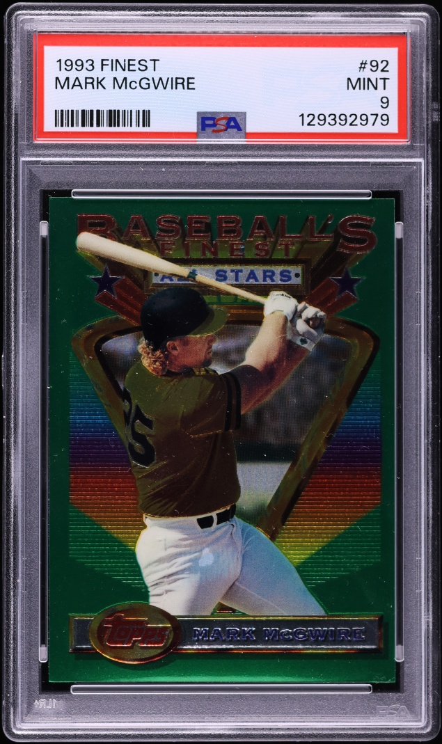 1993 Finest All-Star Mark McGwire #92 PSA 9 MINT