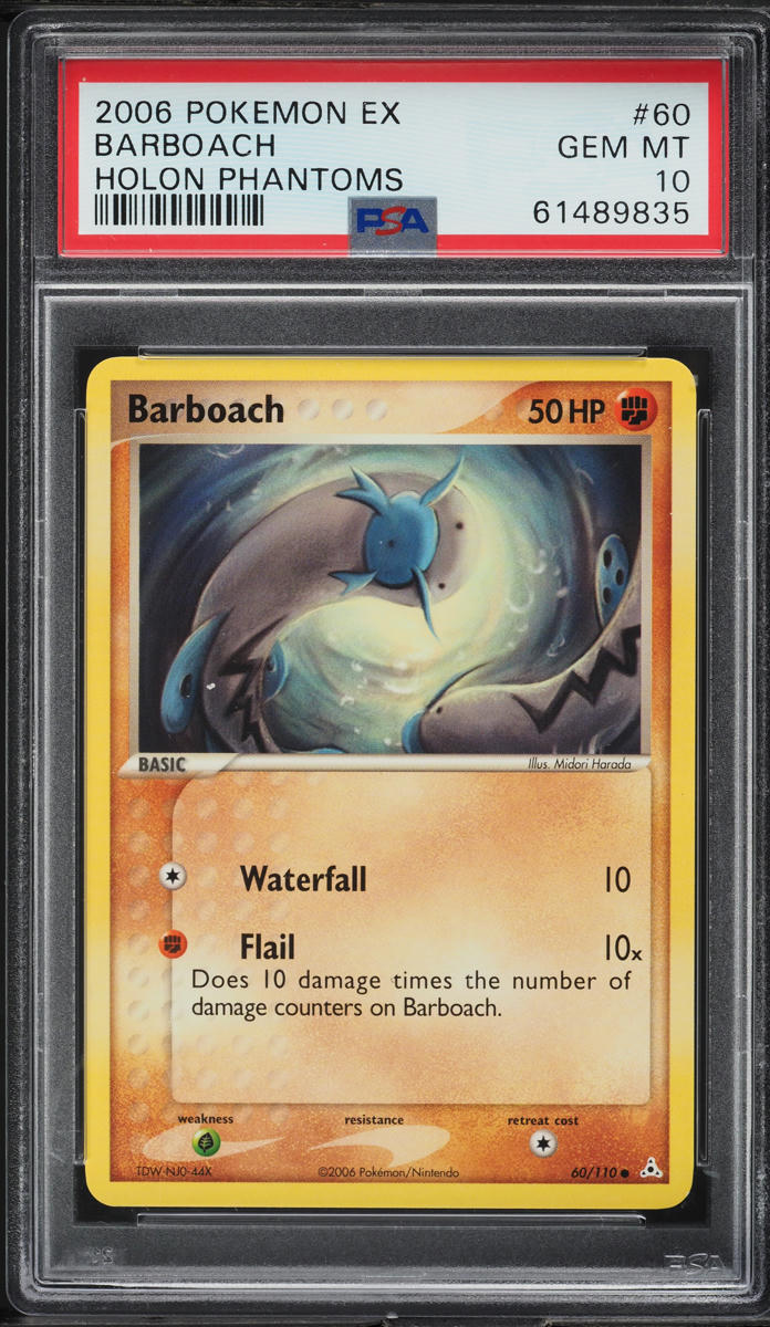 2006 Pokemon EX Holon Phantoms Barboach #60 PSA 10 GEM MINT