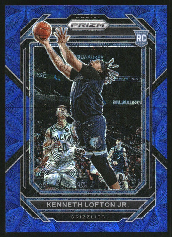 2022-23 Panini Prizm Prizms Choice Blue #253 Kenneth Lofton Jr. RC /49