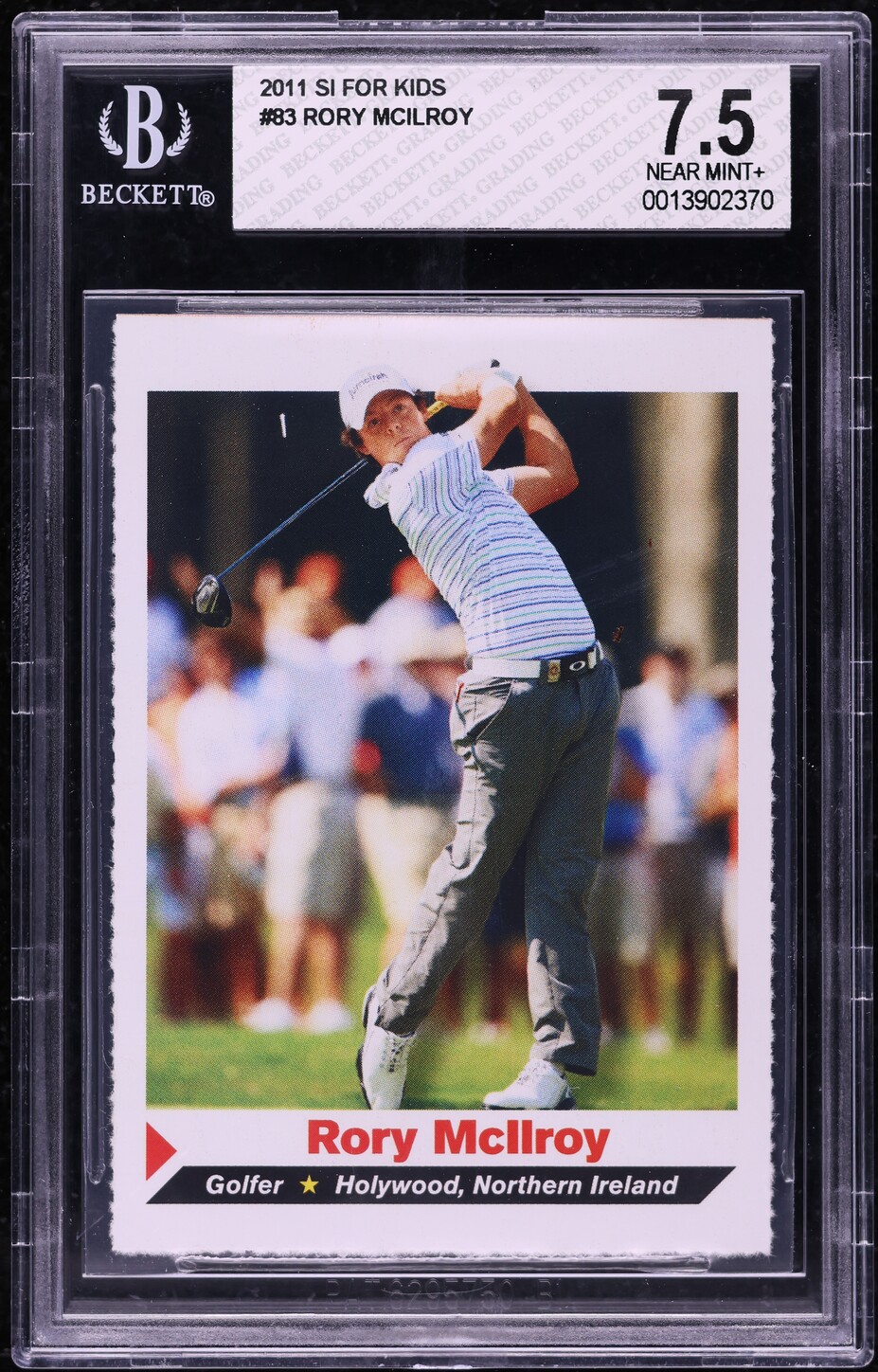 2011 Sports Illustrated For Kids Rory McIlroy ROOKIE #83 BGS 7.5 NRMT+