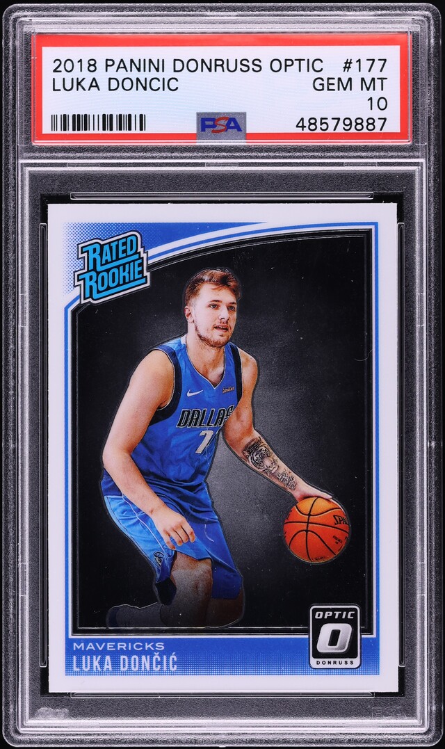 2018 Donruss Optic Luka Doncic ROOKIE #177 PSA 10 GEM MINT