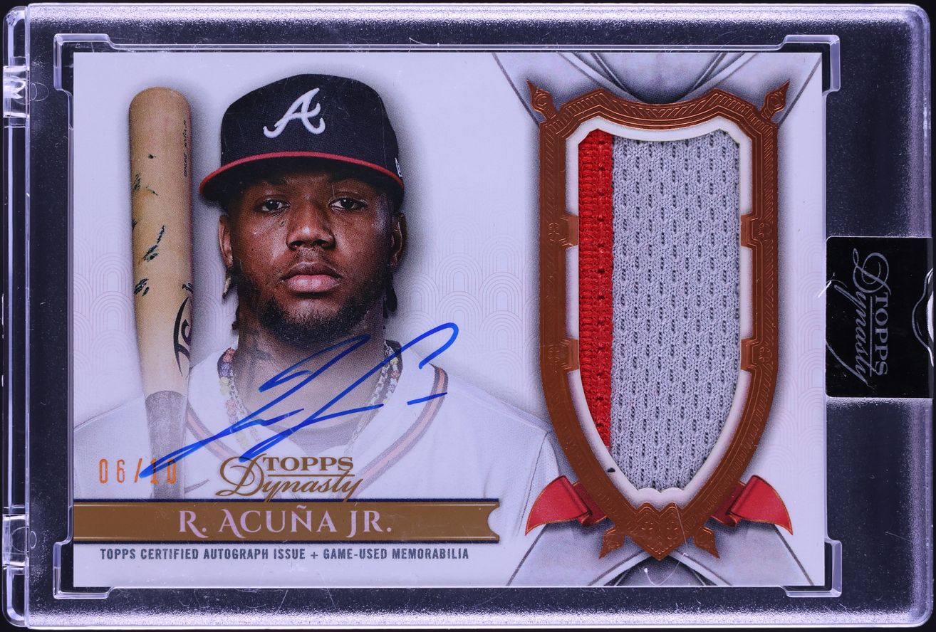 2024 Topps Dynasty Ronald Acuna Jr. PATCH AUTO /10 #DAP-RA5
