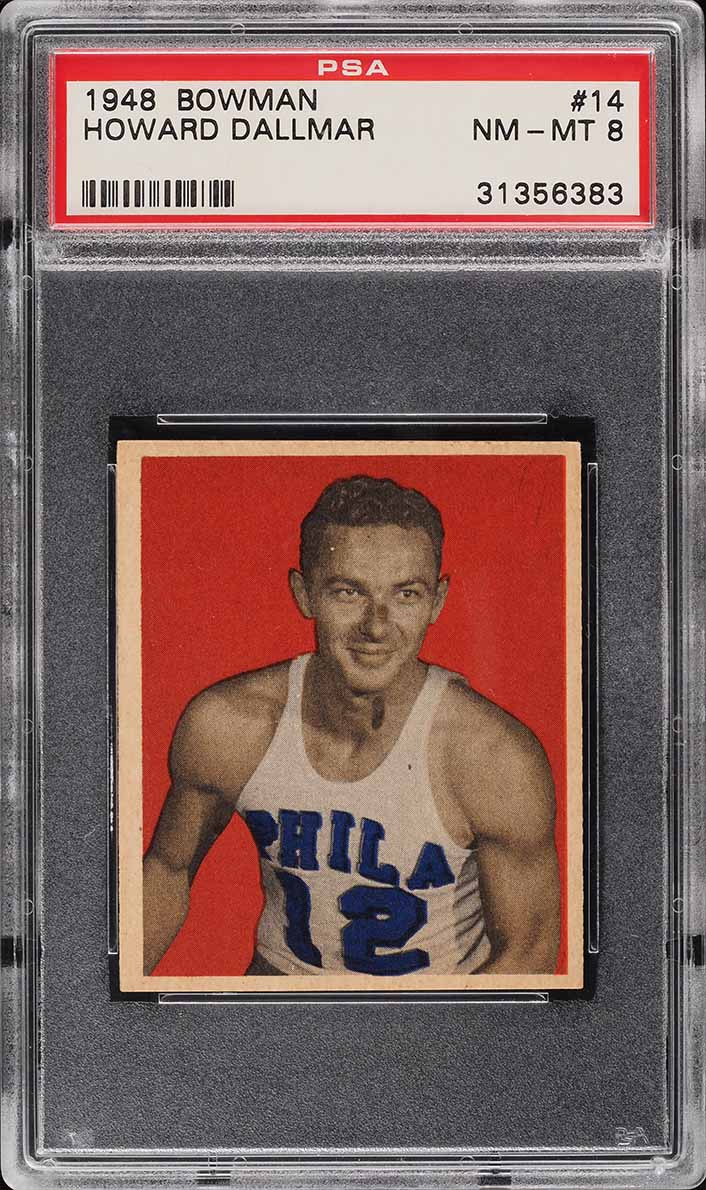 1948 Bowman Basketball Howard Dallmar #14 PSA 8 NM-MT