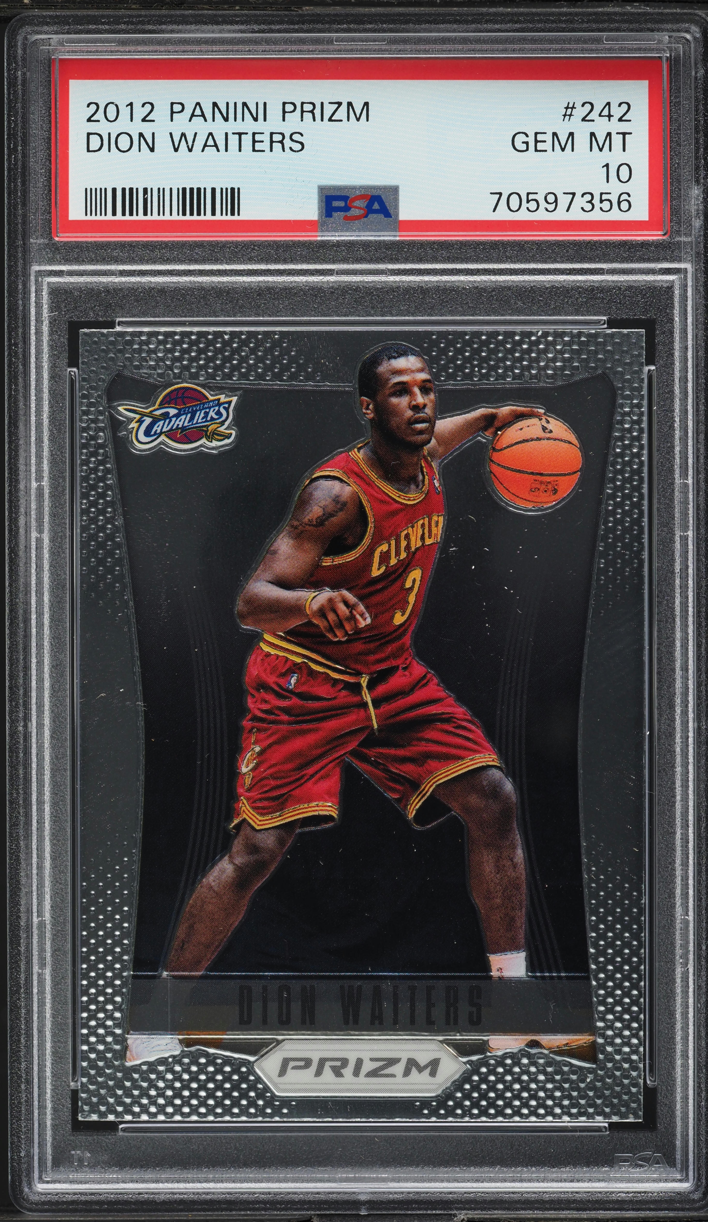 2012 Panini Prizm Dion Waiters ROOKIE #242 PSA 10 GEM MINT