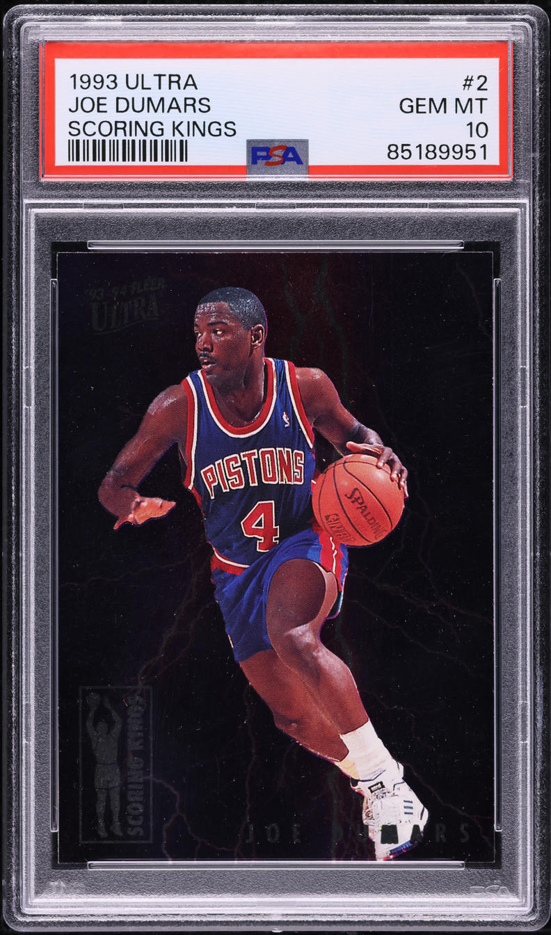 1993 Ultra Scoring Kings Joe Dumars #2 PSA 10 GEM MINT