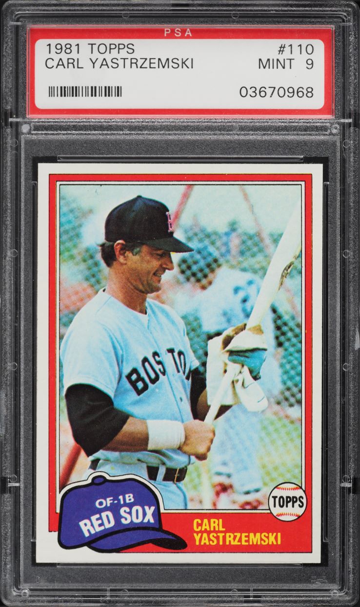 1981 Topps Carl Yastrzemski #110 PSA 9 MINT