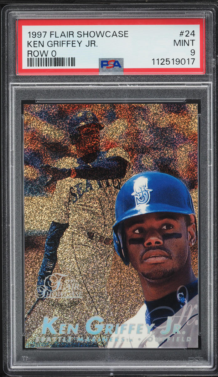 1997 Flair Showcase Row 0 Ken Griffey Jr. #24 PSA 9 MINT