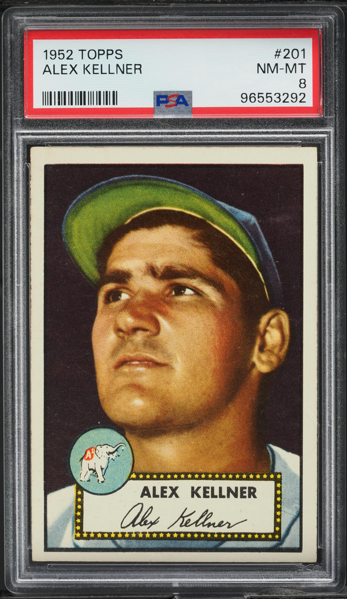 1952 Topps Alex Kellner #201 PSA 8 NM-MT