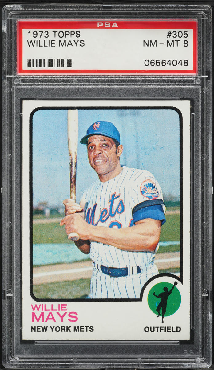 1973 Topps Willie Mays #305 PSA 8 NM-MT
