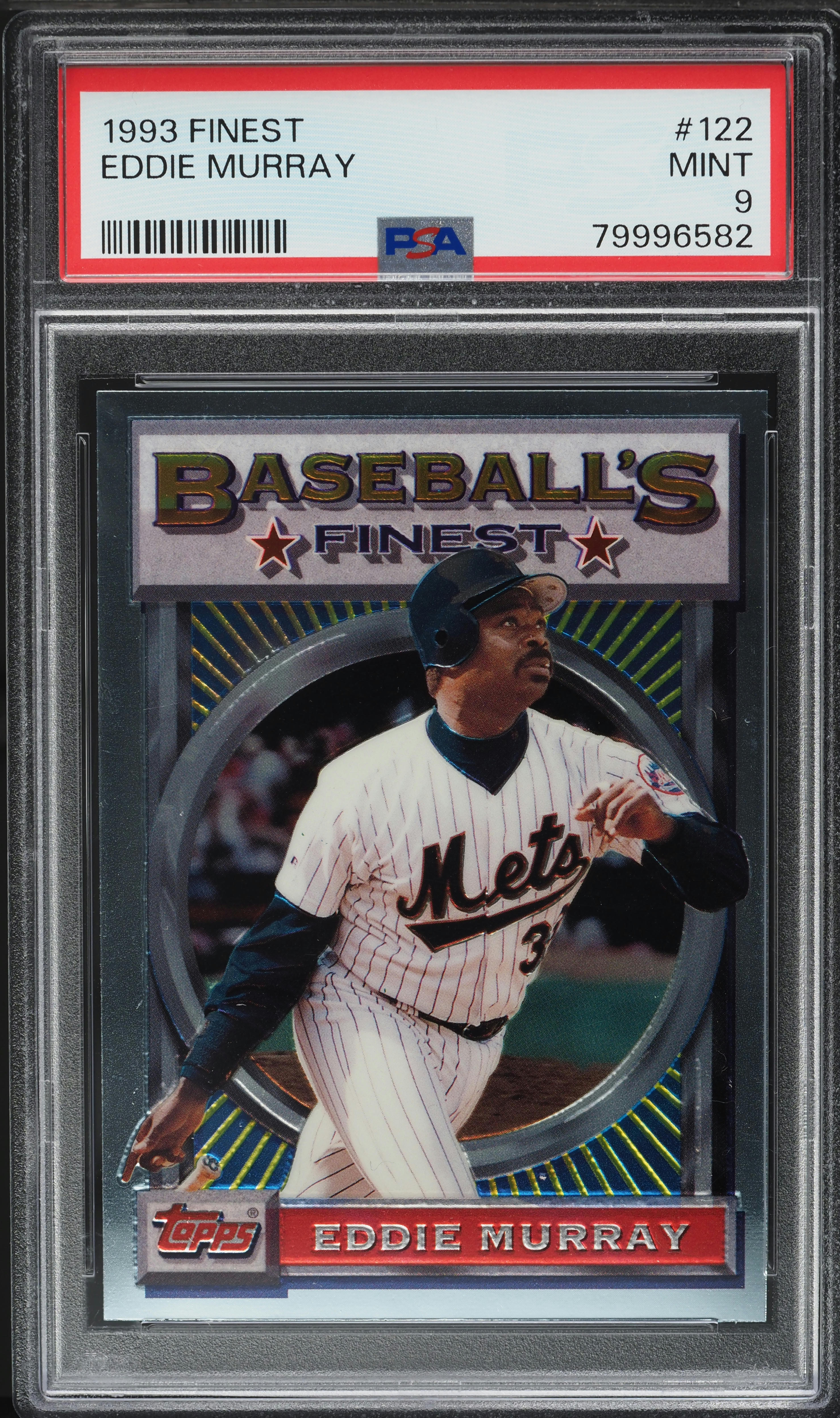 1993 Finest Eddie Murray #122 PSA 9 MINT