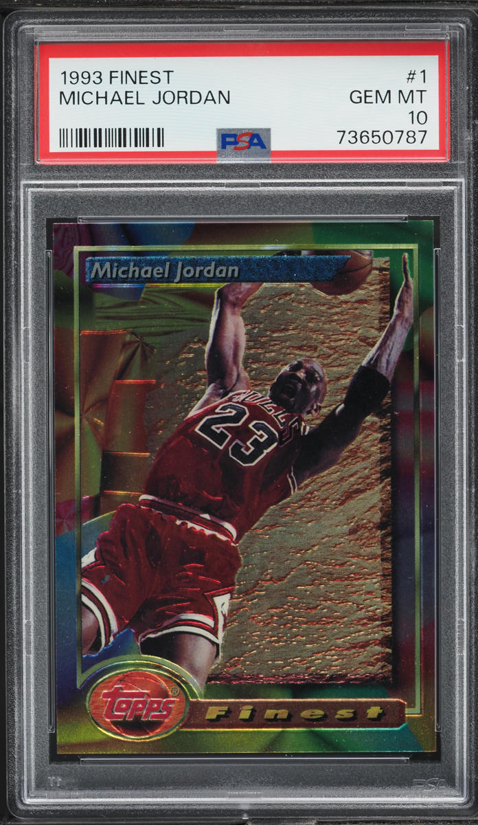 1993 Finest Basketball Michael Jordan #1 PSA 10 GEM MINT