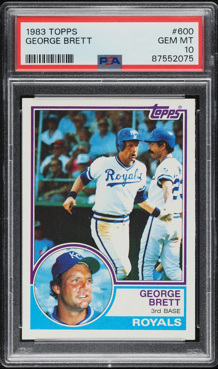 1983 Topps George Brett #600 PSA 10 GEM MINT