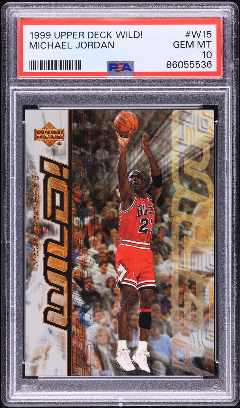 1999 Upper Deck Wild! Michael Jordan #W15 PSA 10 GEM MINT