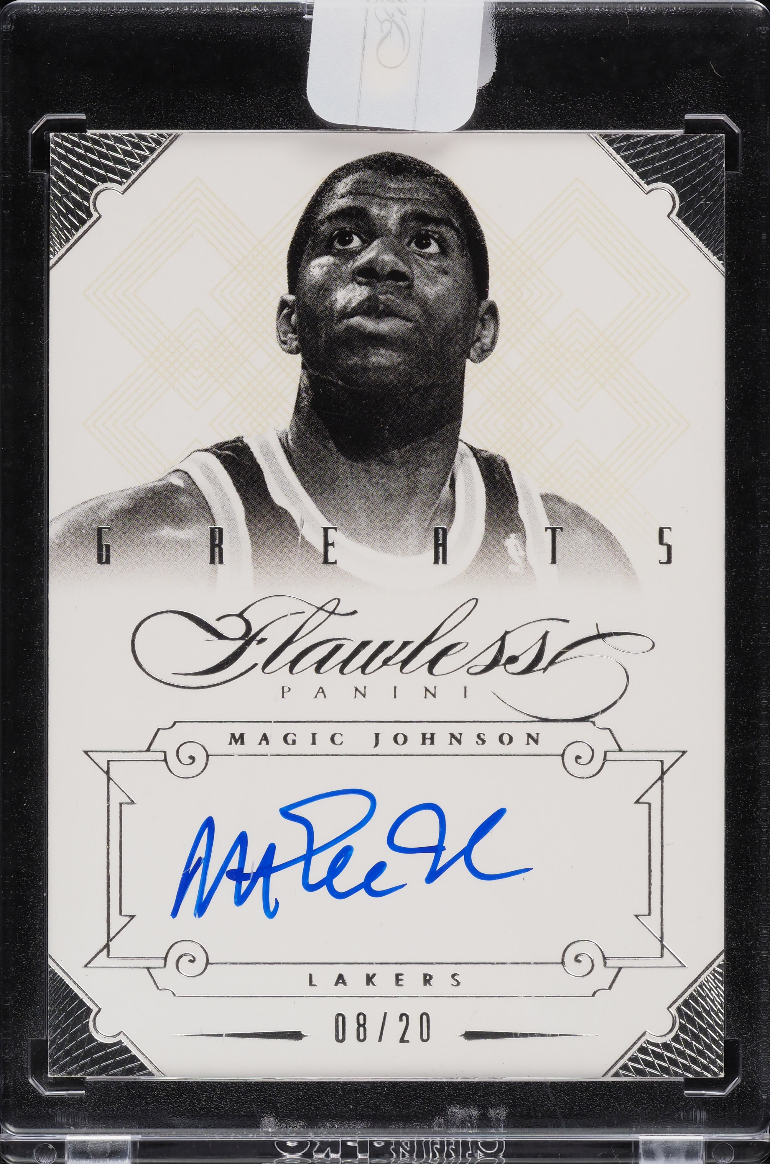 2012 Panini Flawless Greats Autographs Magic Johnson AUTO /20 #14