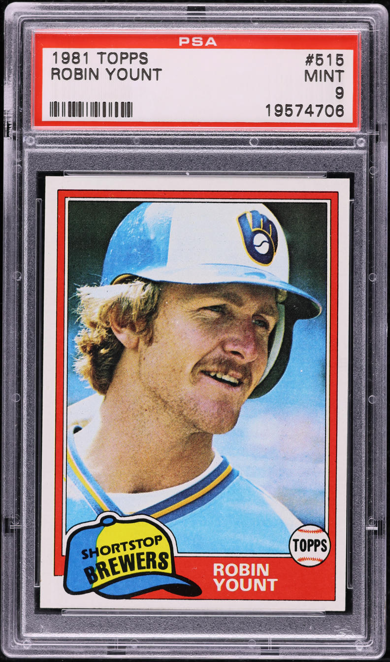 1981 Topps Robin Yount #515 PSA 9 MINT