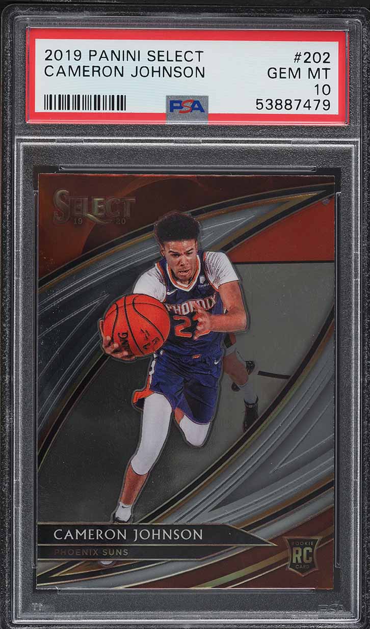 2019 Select Courtside Cameron Johnson ROOKIE #202 PSA 10 GEM MINT