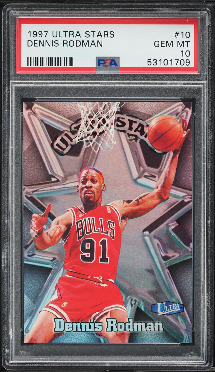 1997 Ultra Stars Dennis Rodman #10 PSA 10 GEM MINT