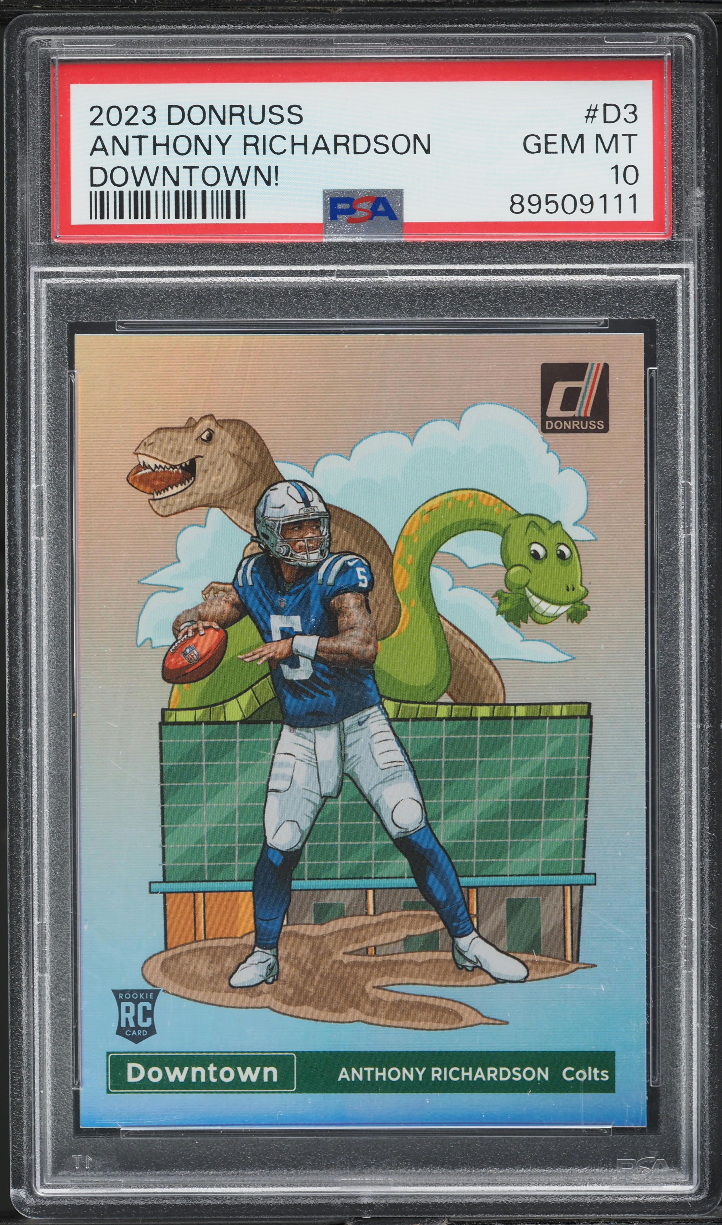 2023 Donruss Downtown Anthony Richardson ROOKIE #D-3 PSA 10 GEM MINT