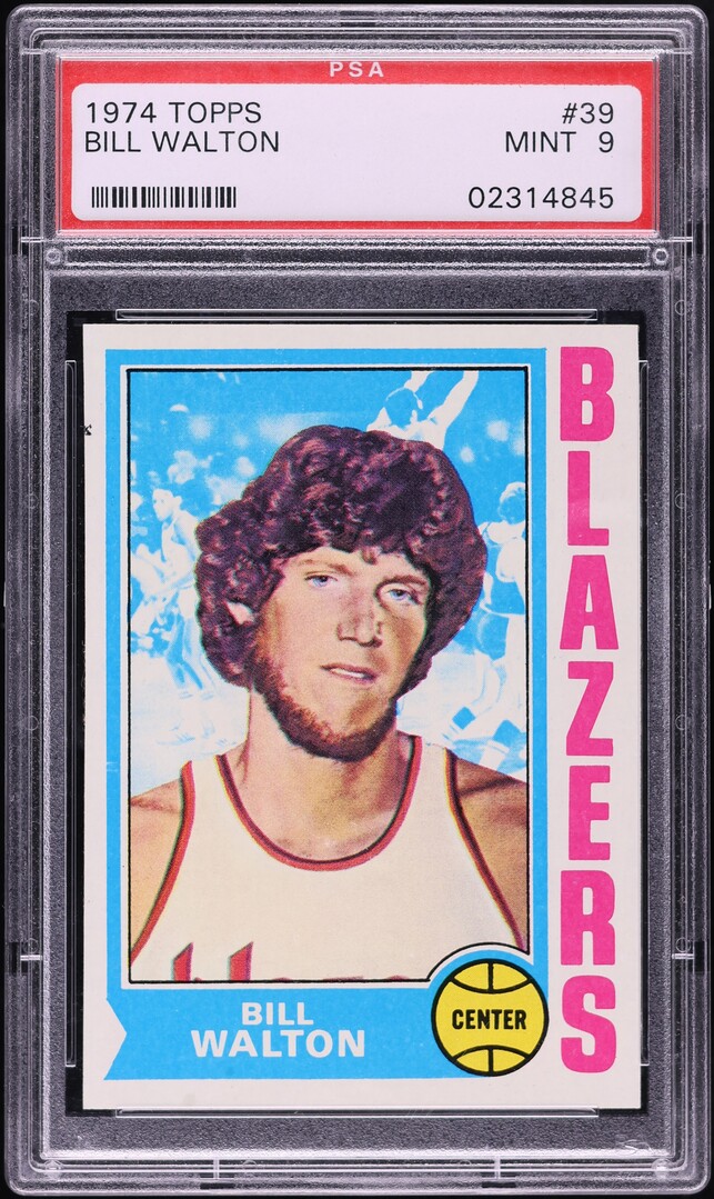 1974 Topps Basketball Bill Walton ROOKIE #39 PSA 9 MINT