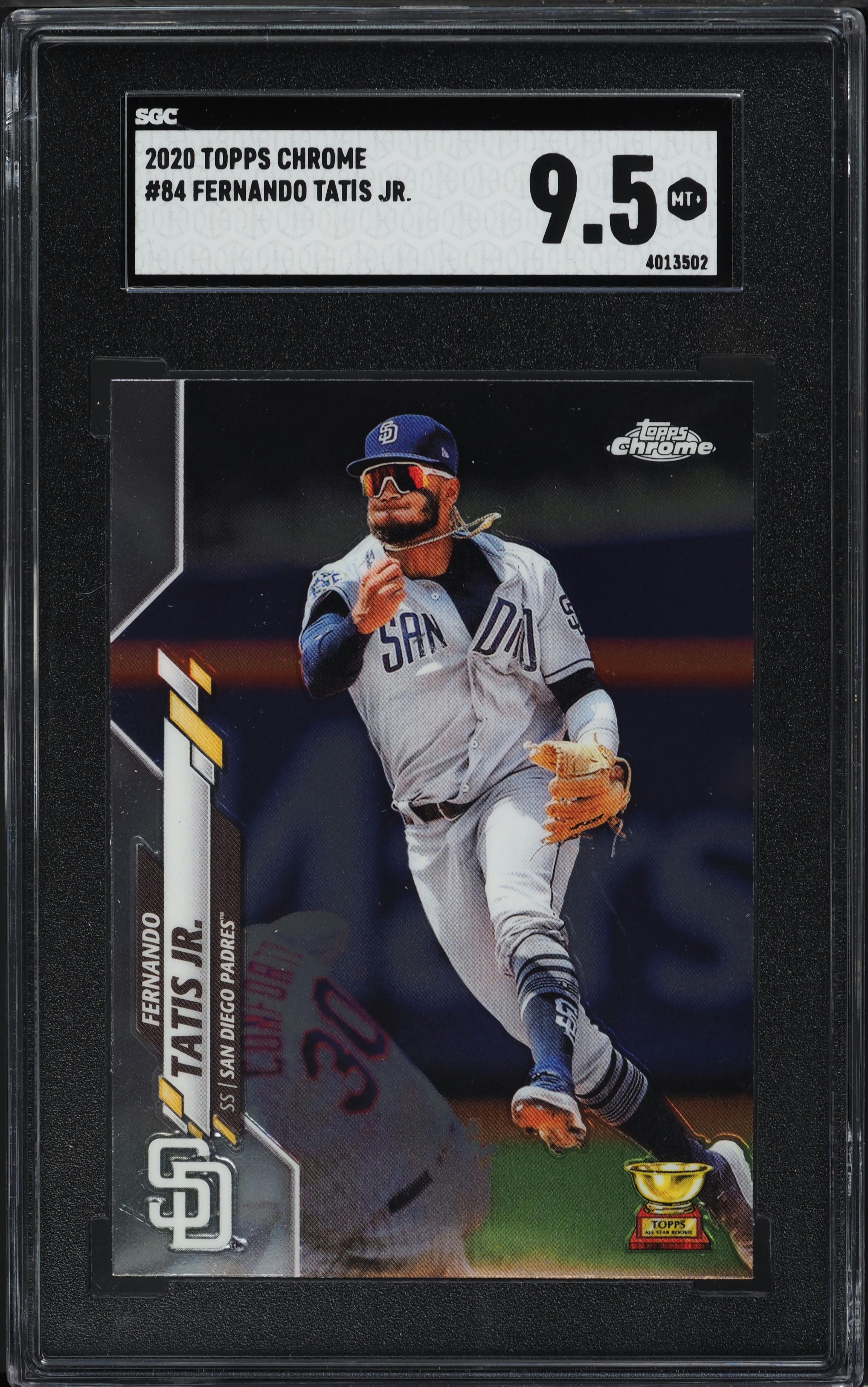 2020 Topps Chrome Fernando Tatis Jr. #84 SGC 9.5 MINT+
