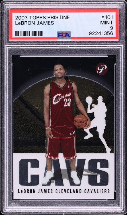 2003 Topps Pristine LeBron James ROOKIE #101 PSA 9 MINT