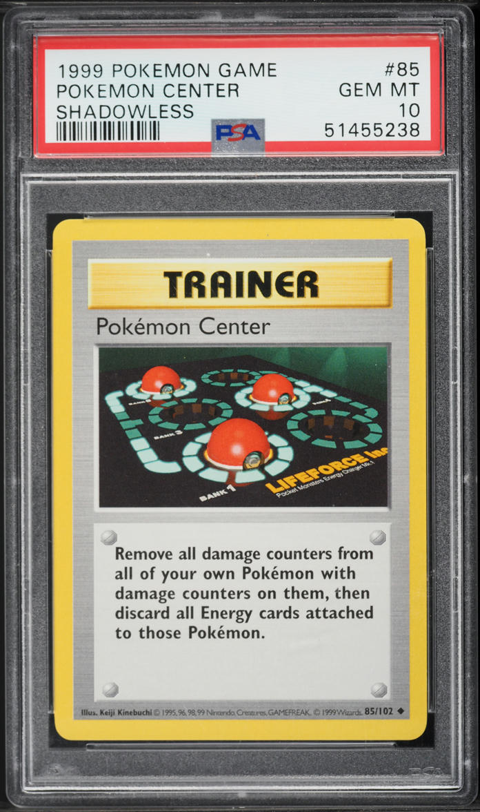 1999 Pokemon Base Set Shadowless Pokemon Center #85 PSA 10 GEM MINT