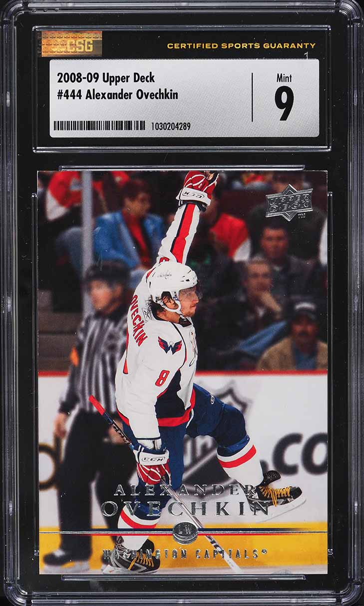 Alexander Ovechkin #444 2008-09 Upper Deck Hockey Box Toppers