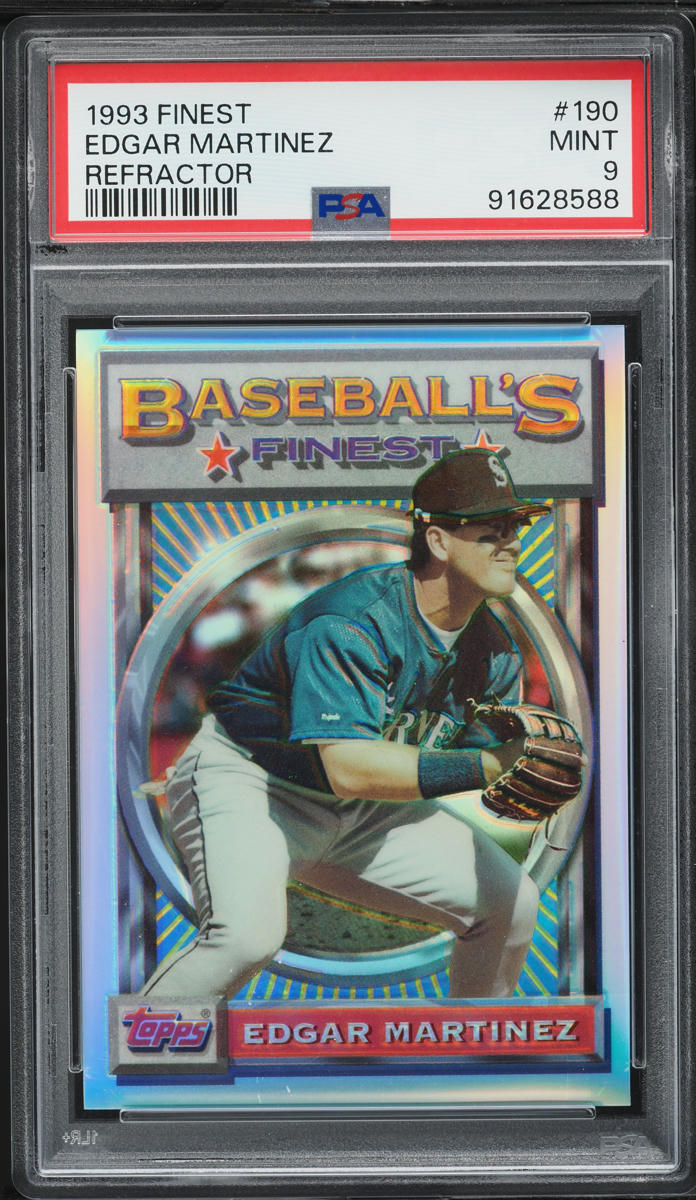 1993 Finest Refractor Edgar Martinez #190 PSA 9 MINT