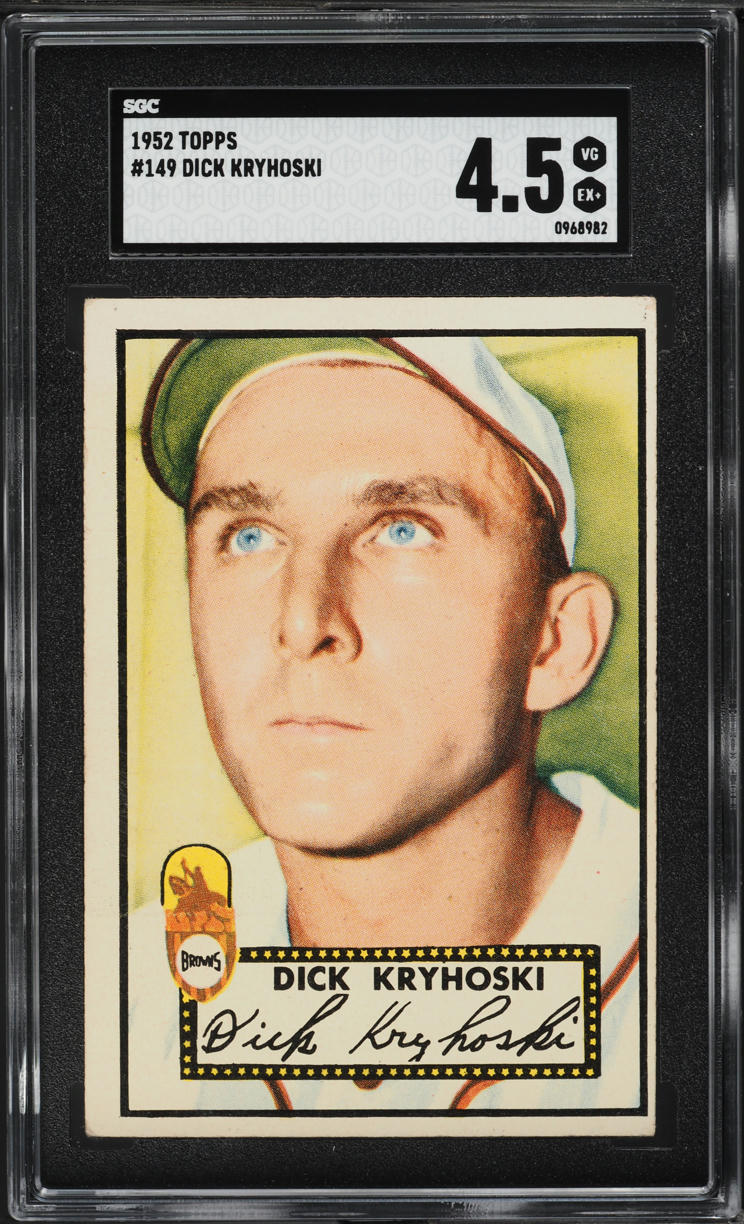1952 Topps Dick Kryhoski #149 SGC 4.5 VGEX+