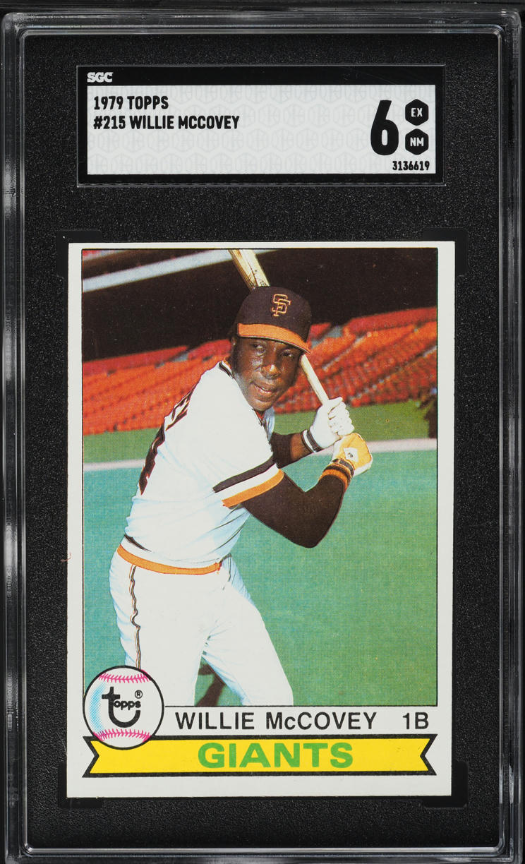 1979 Topps Willie McCovey #215 SGC 6 EXMT