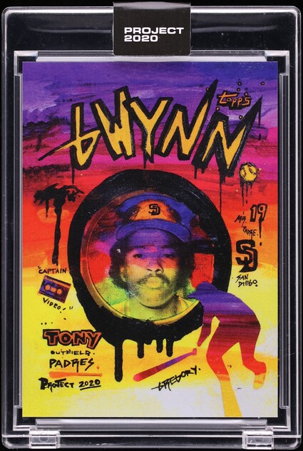 2020 Topps Project 2020 By Gregory Siff Tony Gwynn #135