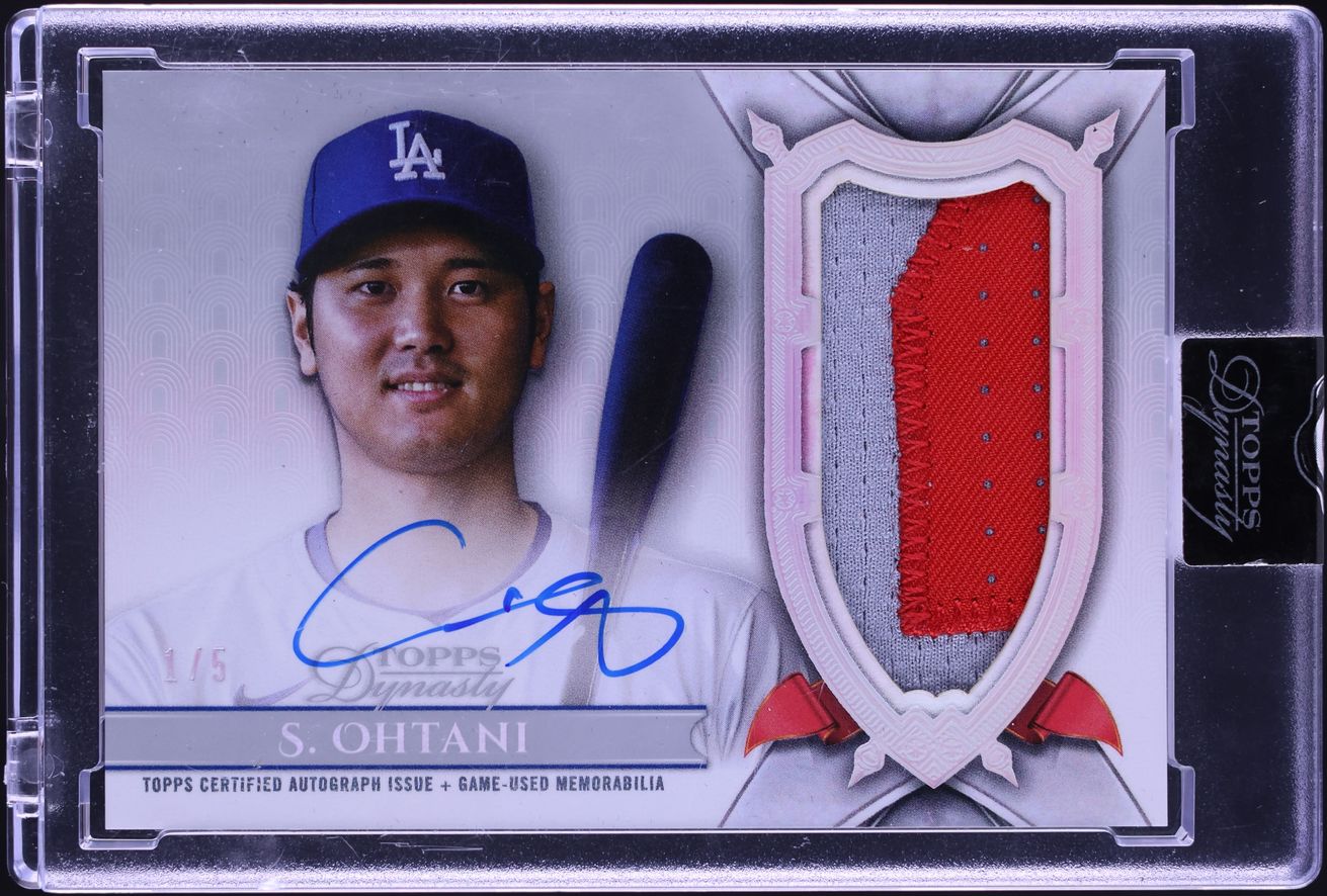 2024 Topps Dynasty Silver Shohei Ohtani PATCH AUTO 1/5 #DAP-SO1