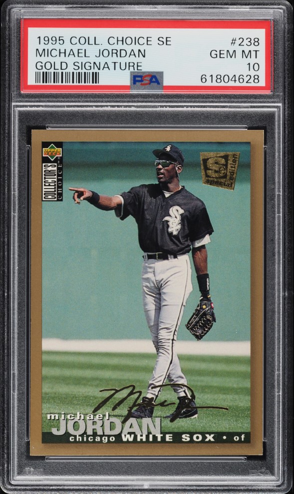 1995 Collector's Choice SE Gold Signature Michael Jordan #238 PSA 10 GEM MINT