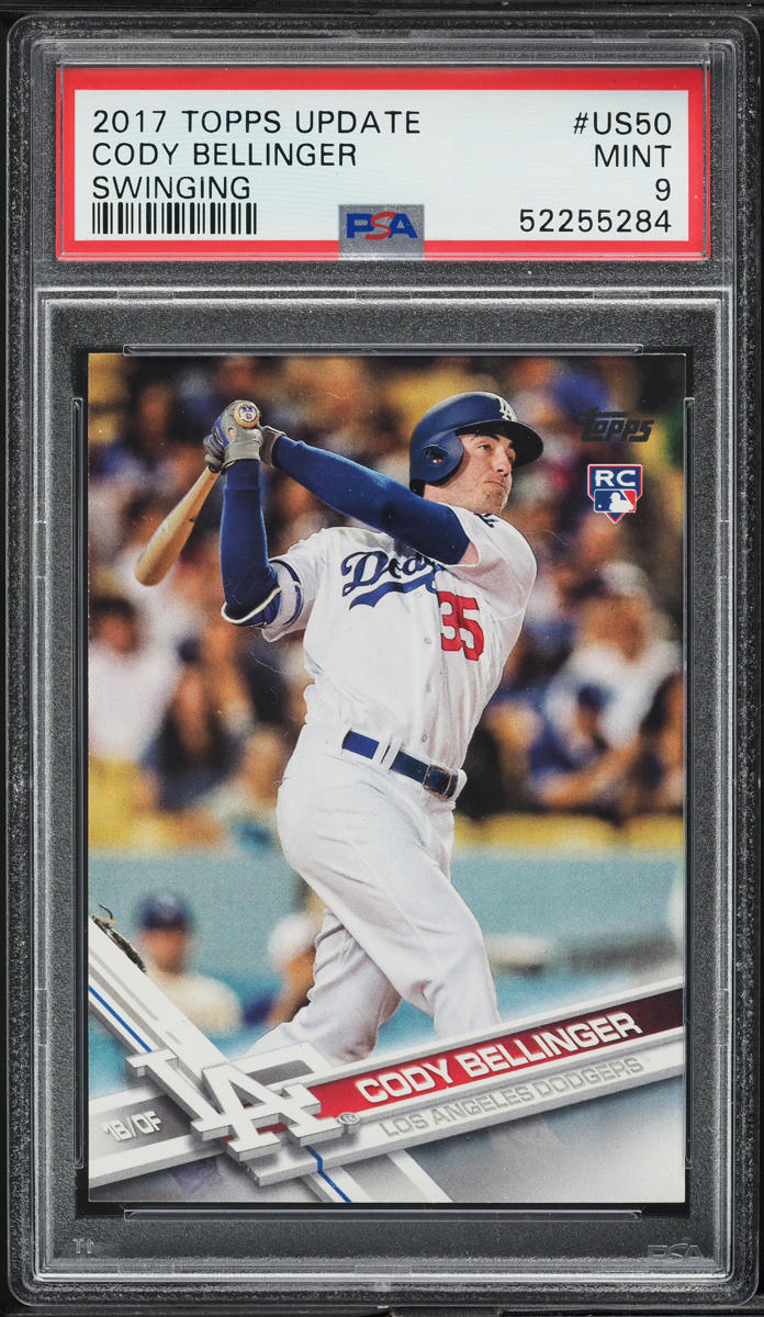 2017 Topps Update Cody Bellinger ROOKIE #US50 PSA 9 MINT