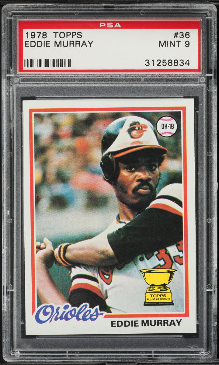 1978 Topps Eddie Murray ROOKIE #36 PSA 9 MINT