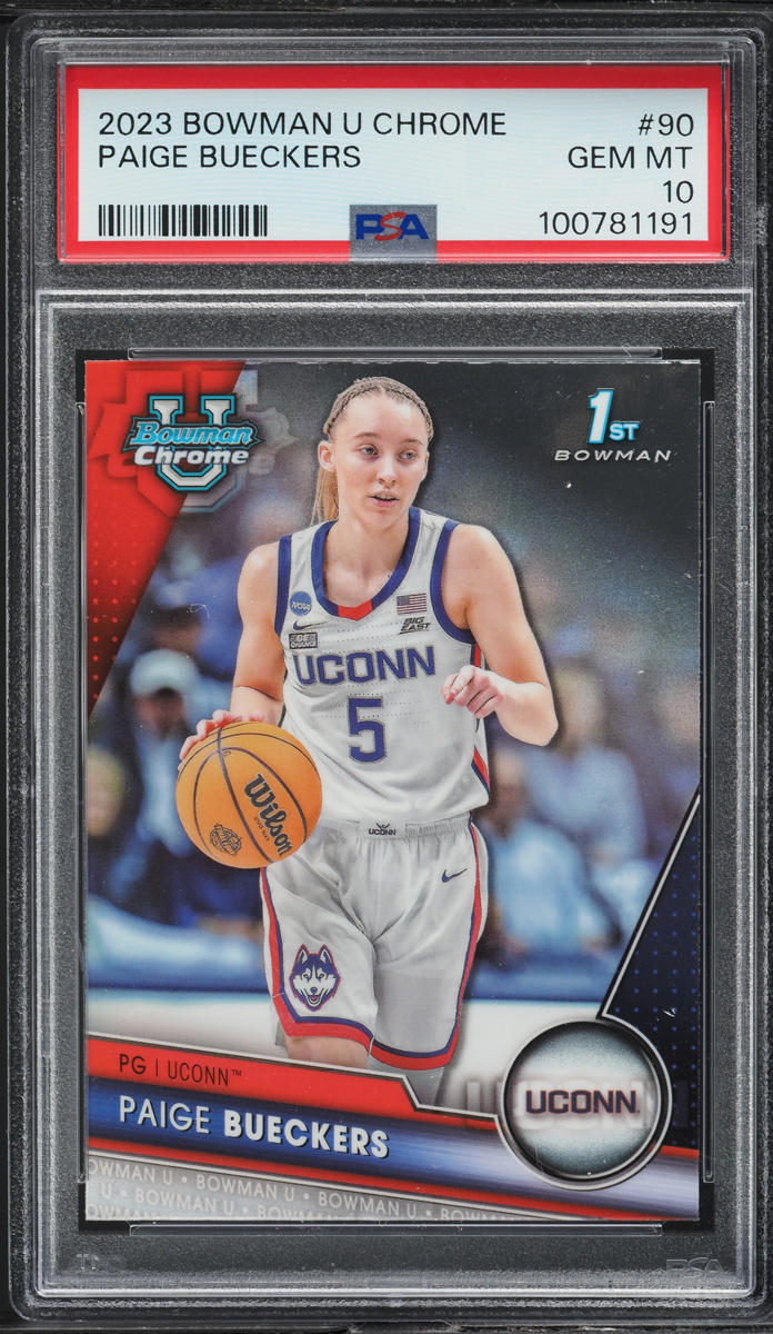 2023 Bowman Chrome University Paige Bueckers ROOKIE #90 PSA 10 GEM MINT