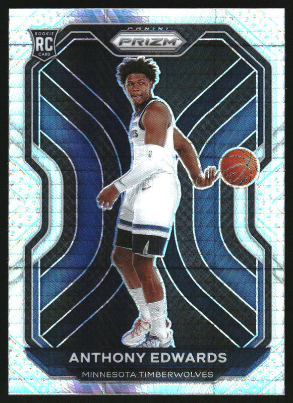 2020-21 Panini Prizm Hyper Prizms #258 Anthony Edwards RC