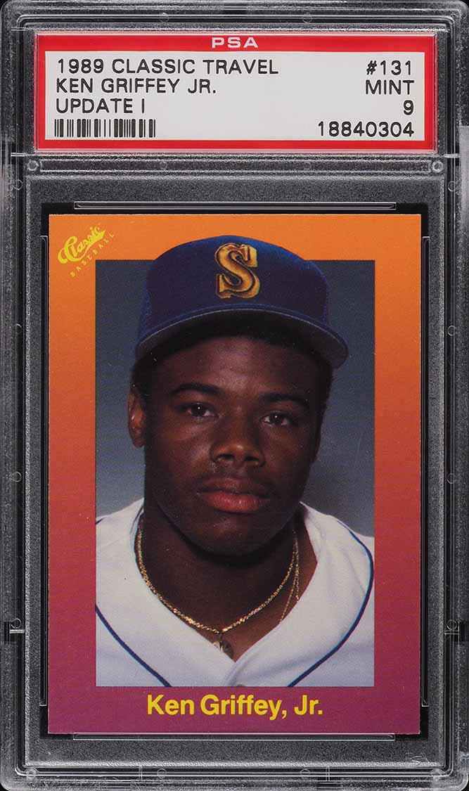 1989 Classic Travel Update I Ken Griffey Jr. ROOKIE #131 PSA 9 MINT
