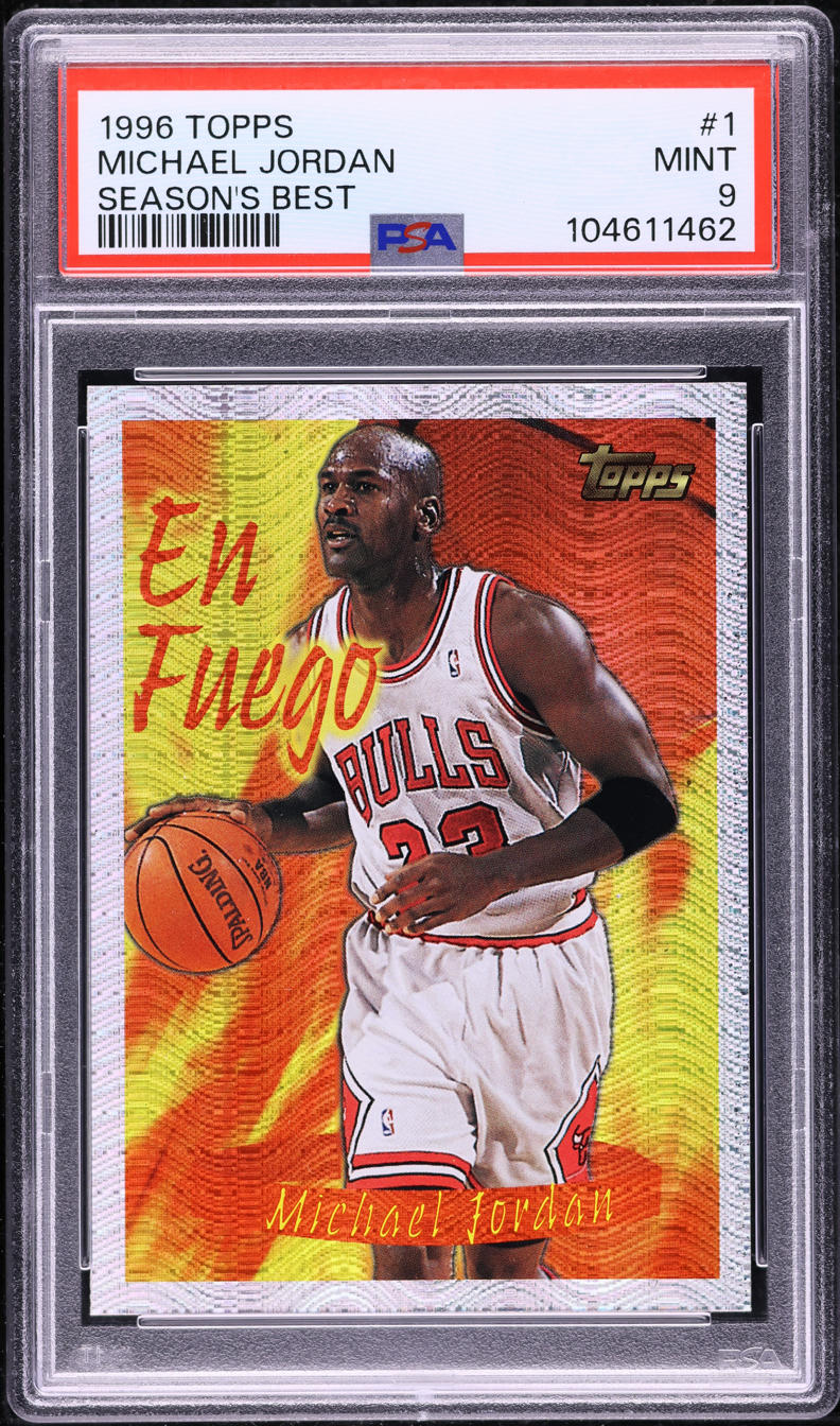 1996 Topps Season's Best Michael Jordan #1 PSA 9 MINT