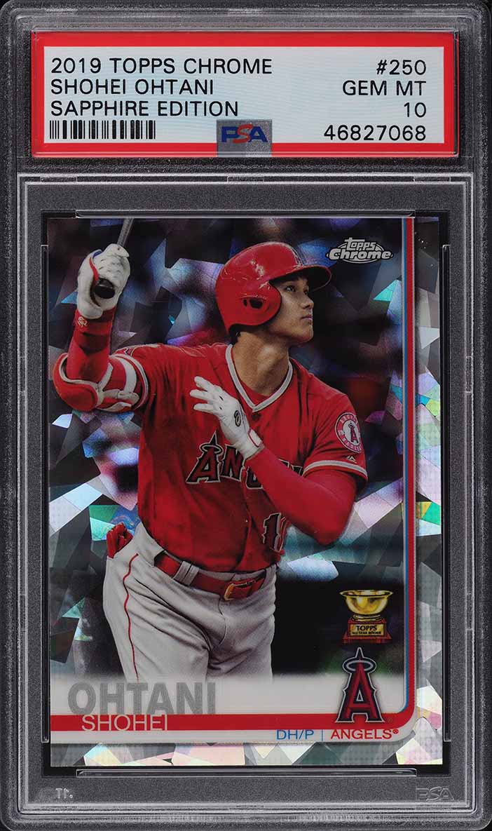 2019 Topps Chrome Sapphire Edition Shohei Ohtani #250 PSA 10 GEM MINT