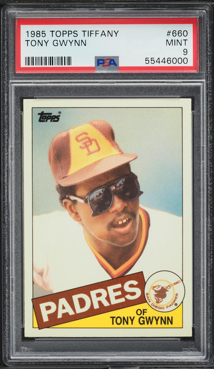 1985 Topps Tiffany Tony Gwynn #660 PSA 9 MINT
