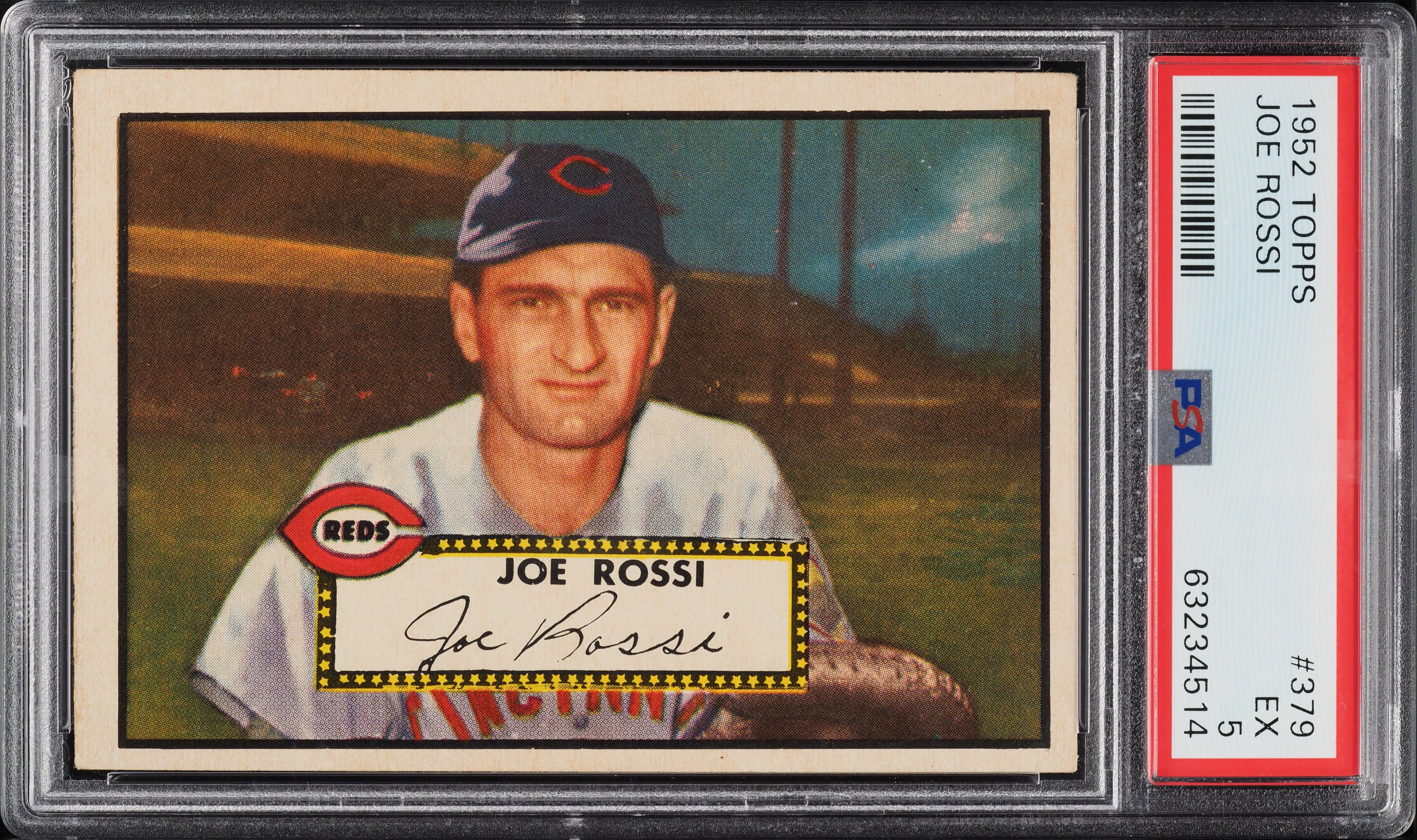 1952 Topps Joe Rossi #379 PSA 5 EX