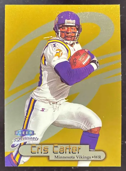 1998 Fleer Brilliants Gold #34G Cris Carter /99