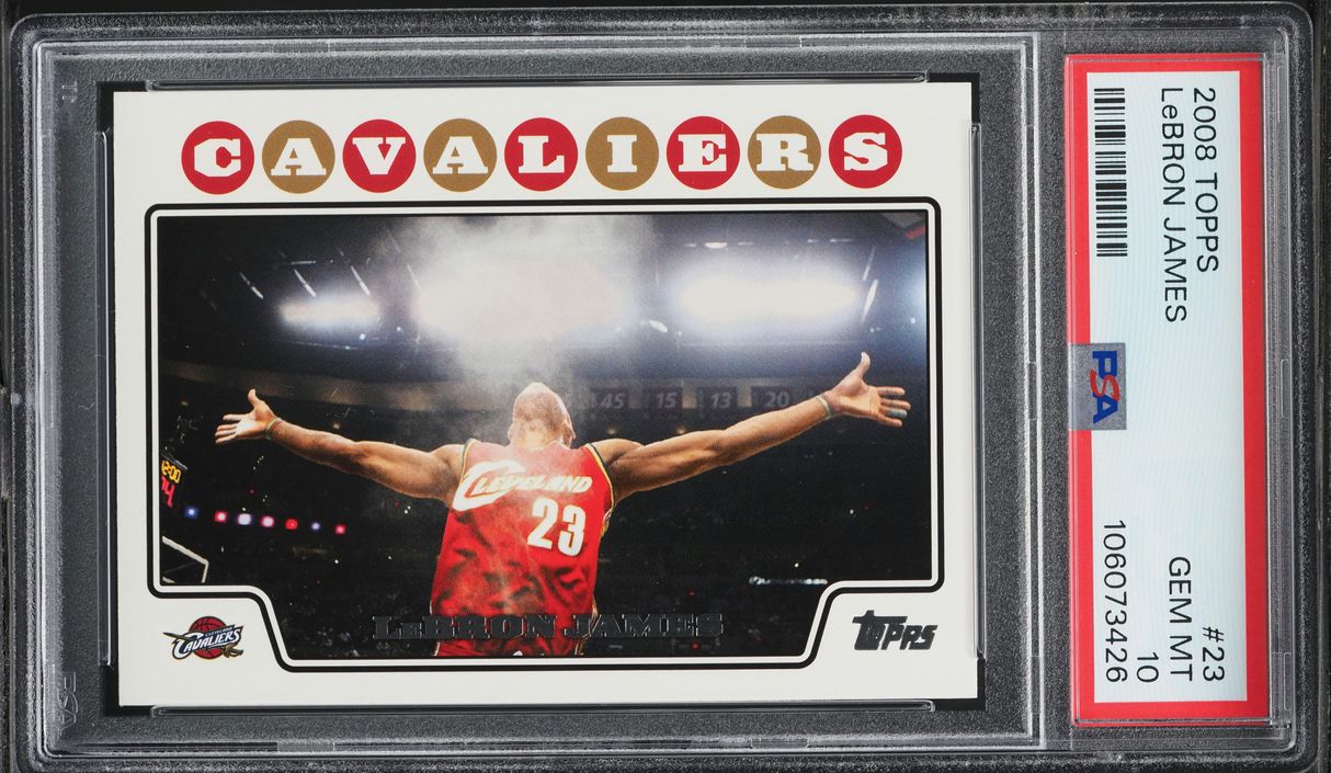 2008 Topps Basketball LeBron James #23 PSA 10 GEM MINT