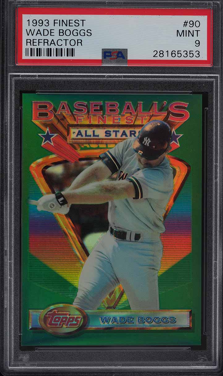 1993 Finest Refractor Wade Boggs ALL-STAR #90 PSA 9 MINT
