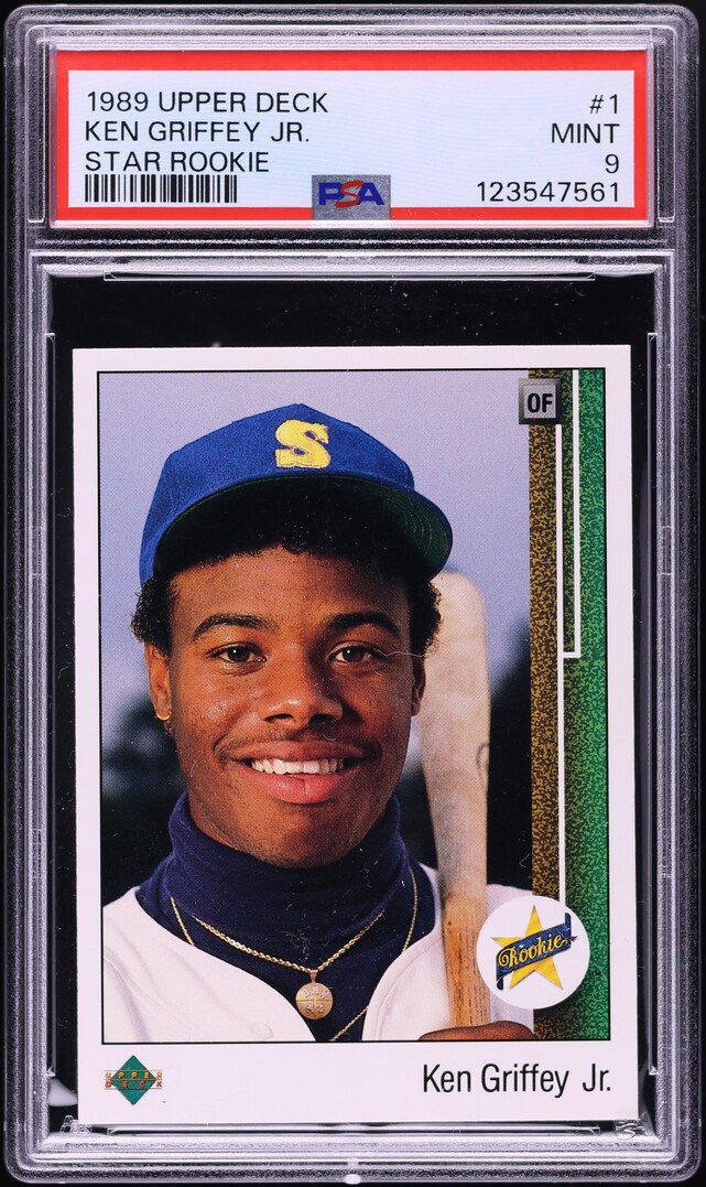 1989 Upper Deck Ken Griffey Jr ROOKIE #1 PSA 9 MINT