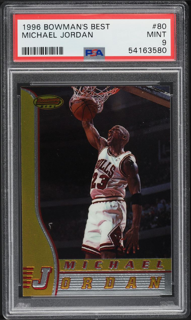 1996 Bowman's Best Michael Jordan #80 PSA 9 MINT