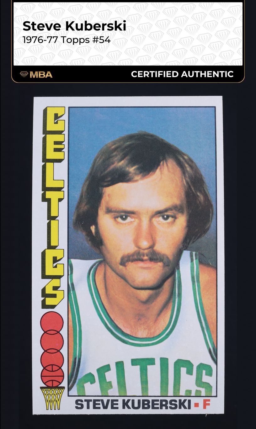 1976 Topps Basketball Steve Kuberski #54 MBA AUTH
