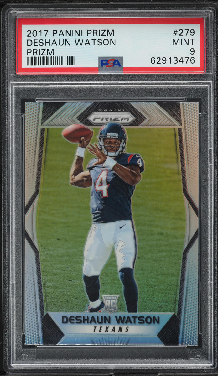 2017 Panini Prizm Silver Deshaun Watson ROOKIE #279 PSA 9 MINT