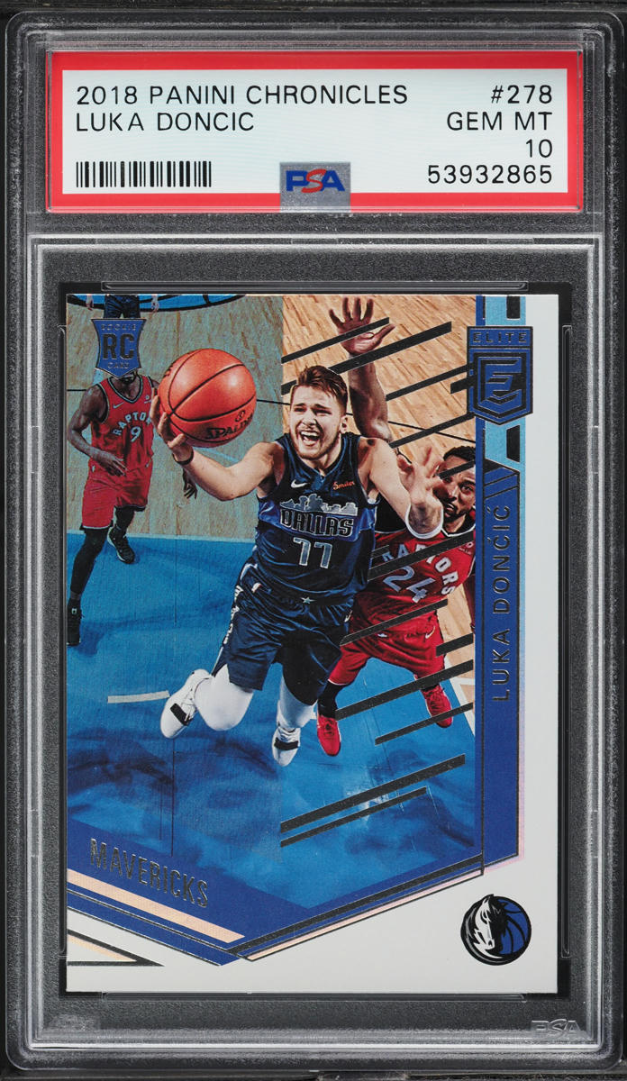 2018 Panini Chronicles Elite Luka Doncic ROOKIE #278 PSA 10 GEM MINT
